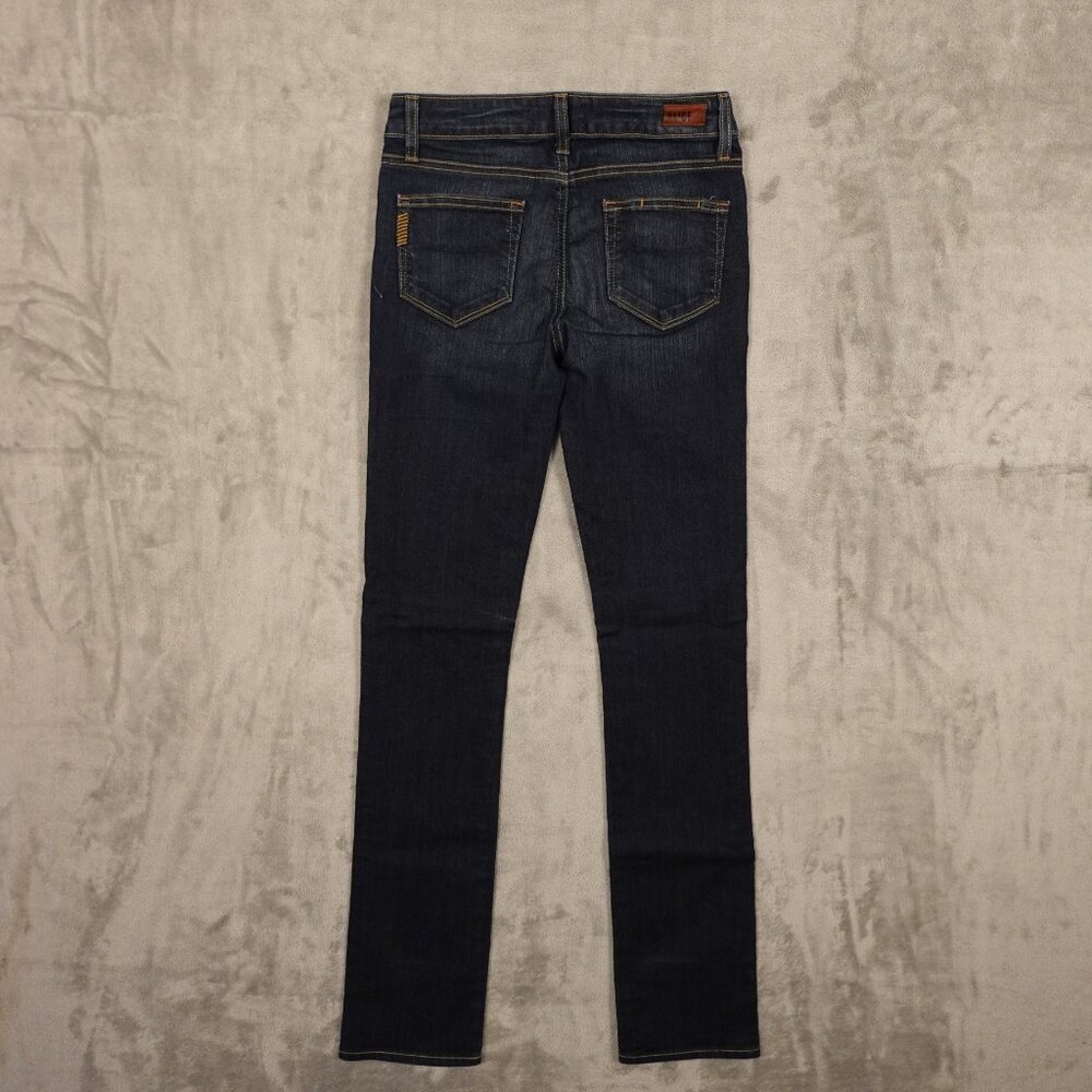 PAIGE Indigo Stream Mid Rise Straight Leg Jeans 26 - Picture 9 of 13